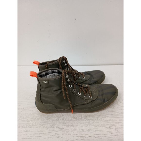 Keds Womens Scout Boots Size 8.5 Olive Green Canvas Insulated Water Resistant - Picture 6 of 9